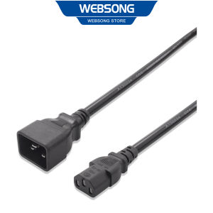 Kabel Power C13 to C20 1.5M 3x1mm OD7.0 1000watt WEBSONG