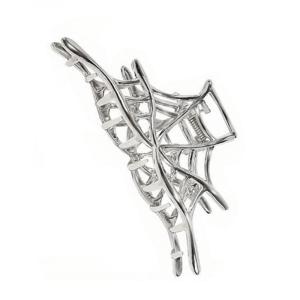 Stylish Hair Clip Fashion Hair Accessory Trendy Spiders Web Shape Headwear Easy to Use for Adding Charm to Any Outfit
