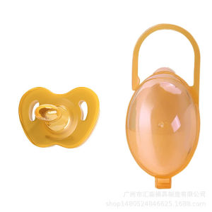Breastfeeding-like anti-colic and anti-buck-tooth pacifier for newborns and infants designed for peaceful sleep