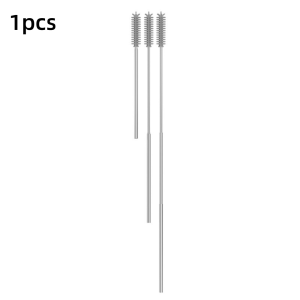 YUDESHUI Thép không gỉ 304 Cọ vệ sinh ống hút bằng silicon Làm sạch không góc chết Thiết kế có thể mở rộng Dụng cụ làm sạch ống Dụng Cụ Nhà Bếp Chịu nhiệt Bàn chải vệ sinh bình sữa trẻ em Làm sạch bình sữa em bé