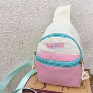 DOWNA Lightweight Kids Sling Bag Nylon Adjustable Crossbody Sling Pack Casual Wear-resistant Children Chest Backpack Kids-outdoor
