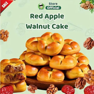[BUY 1 GET 1 FREE]Baked Cake with Red Apple and Walnuts – Nutritious Ideal for Diet and Seniors