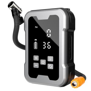 Portable Tire Inflator Air Compressor Tyre Cordless Air Pump with 4000mAh Battery Fast Inflation Night Light Power Bank