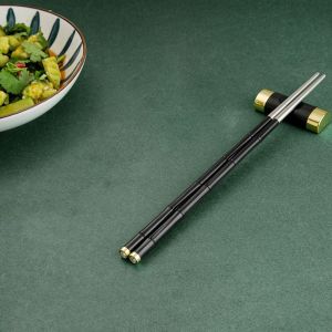 SUNYMEI Portable Dishwasher Safe Hotel Restaurant for Home Food Sushi Healthy 304 Stainless Steel Kitchen Tool Tableware Metal Chopsticks Chopsticks