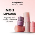 THE FACE SHOP Code Glokolor Color Lipcerin ™ 15ml (5 Shades) - Vegan Moisturizing & Hydrating Lip Balm for Dry, Flaky Lips. 