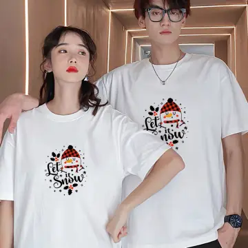 Shop Cute Couple T shirts Sale Oversize Korean Style with great discounts and prices online Oct 2024 Lazada Philippines