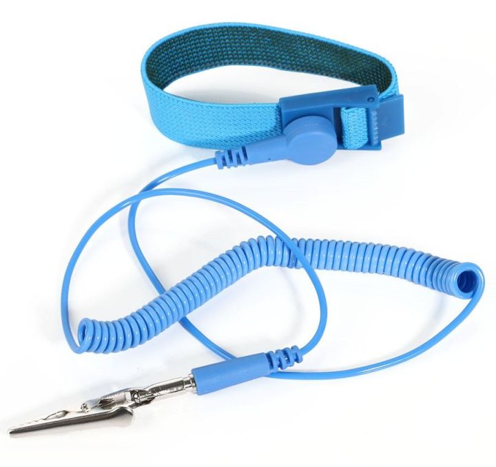 Anti Static Wrist Strap Grounding Discharge ESD Band with Clip