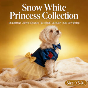 Pet Princess Dress Cat Gown Dog Outfit Breathable Light Soft Summer Cosplay Party Washable Small Breed