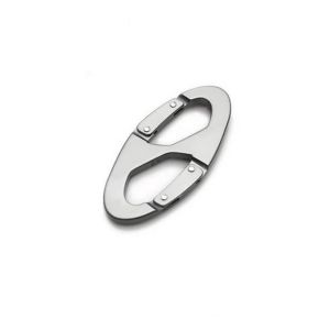 Caring Castle Dual Carabiner Clip Double gated Slide lock 8 Style Snap Clip Hook Camping 背包扣 carabiner klip khemah