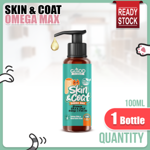 Premium Wild Alaskan Salmon Oil for Cat & Dog Minyak Salmon Untuk Kucing 100ML Pet Fish Oil Omega Max Fish Oil 宠物鱼油