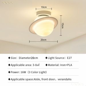 Corridor Aisle Light Moon Light Entrance Door Simple Popular Cloakroom Entrance Balcony Ceiling Light