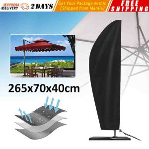 265cm Garden Cantilever Parasol Umbrellas Case Outdoor Patio Umbrella Waterproof Protective Cover With Zipper Outdoor-Umbrella-Cover