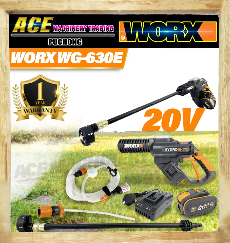 WORX WG 630 20V CORDLESS Hydroshot Portable Pressure WASHER