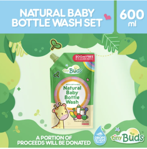 Tiny Buds Natural Baby Bottle Wash Refill (600ml)
