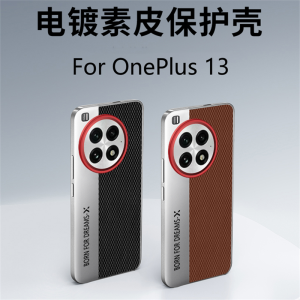 Case For OnePlus 13 Case Luxury Electroplated Border Hard Back Cover For One Plus 13 5G OnePlus13 Stripe Color Blocked Bumper
