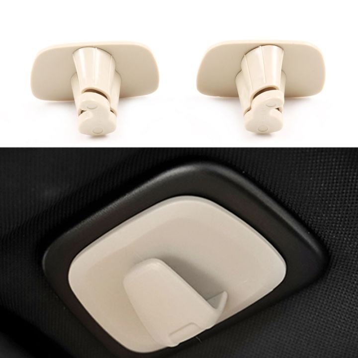 【Ready Stock&COD】2Pcs Car ABS Interior Roof Hooks Clothes Hanger Hook