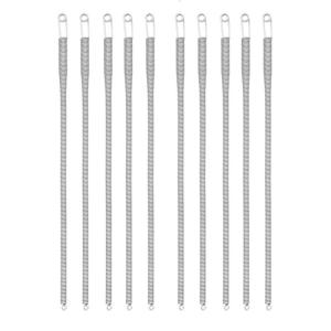 10Pcs Flexible Spring Threader Stainless Steel Drawstring Threader Waistband Threading Tool for Hoodies Skirt Pants