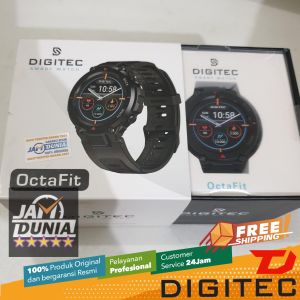 DIGITEC ORIGINAL SMARTWATCH PRIA DIGITEC OCTAFIT OCTA FIT- MEN- RESIN BAND - HITAM - JAMDUNIA / JAM DUNIA JD18 # JAM TANGAN PRIA JAM TANGAN SMARTWATCH JAM PRIA JAM TANGAN ANTI AIR $ DIGITEC OCTA FIT JAM TANGAN DIGITAL