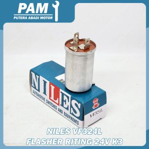 Flasher Bulat 24V Kaki 3 NILES VF324L Flasher Niles K3