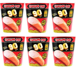 Mì ăn liền KOKOMI tôm chua cay có thịt ly 90g