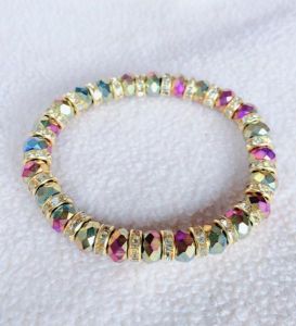 GELANG CRYSTAL SEKAT/GELANG KRISTAL 8MM/GELANG CRYSTAL MURAH/GELANG TANGAN WANITA/GROEIS AKSESORIES