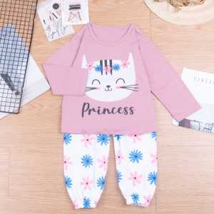 Setelan Anak Pyama Lengan Panjang / Piyama Anak Bergambar / Piyama Panjang / Baju Tidur Anak Usia 1-5 thn