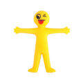 Stress relief toys cute yellow dool stretchable Softty gift emoji. 