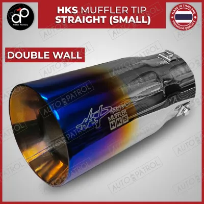 HKS Muffler Tip Small Universal Burnt Tip Straight ( B021 )