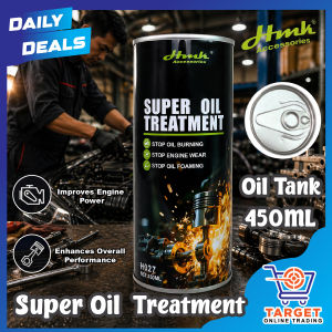 HMK Super Oil Treatment 450ML Engine Booster Additive / Minyak Lindungi Komponen Dalaman Untuk Kenderaan