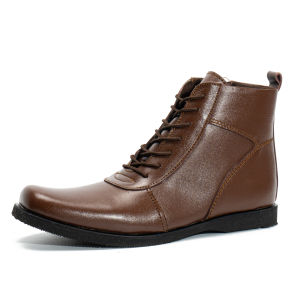 Sepatu Pria Boot Casual Resleting Kulit 7 Hole Classic BLY 3011CK