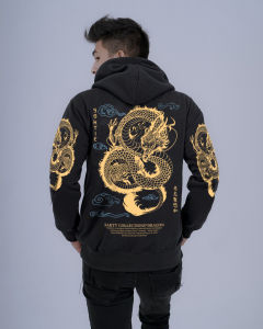 Sweater Hoodie Pria Jepang Gold Dragon Terbaru 2022 SAKTY COLLECTIONS