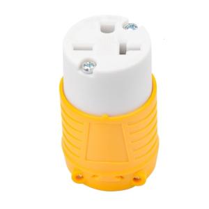 NEMA 6-20P Assembled Male/Female Industrial 20A/250V Equipment Direct Wiring Socket ETL Certification Plug Socket