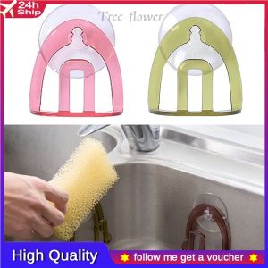 💥🎁Free Gift🎁💥Kitchen Suction Cup Sink Drain Rack Sponge Storage Holder Kitchen Sink Soap Rack Drainer Rack Bathroom Accessories Organizer
