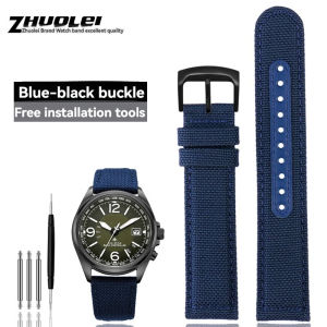 For Seiko No. 5 SRPC31J1 SRPC63J1 Citizen Ha-milton Canvas Bracelet 20mm 21mm 22mm Nylon Watch Strap Sport Waterproof Wristband2026