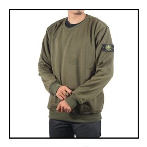 JAKET SWEATER STONE ISLAND CREWNECK ARMY - STREETWEAR - Casual Casuals UK Italy HYPE HYPEBEAST CLOTHING DISTRO OUTFIT URBAN BRAND MEN / WOMEN PRIA / PEREMPUAN COWO / CEWE - TERMURAH TERBARU - SKATE SKATEBOARD - MODEREN - FASHION