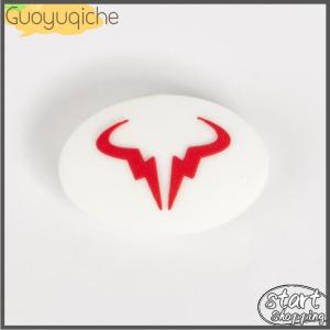 【Guoyuqiche】 Cartoon Tennis Racket Shock Absorber Vibration Dampeners Silicone Durable
