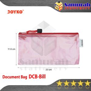 Document Bag Zipper DCB-33 Ukuran Bill / Tas Dokumen Seleting Plastik DCB 33 Buat Nota Kecil Panjang