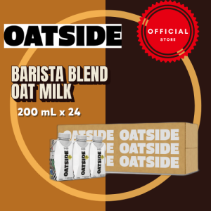 OATSIDE Barista Blend Oat Milk 200mL x 24s Pocket Packs | Plant-Based Oat Milk | Non-Dairy