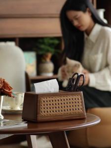 Multifunctional tissue  desktop household living room high value creative paper  light luxury coffee table storage