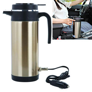 1200 ML Car Truck Water Heater Car Hot Kettle Large Capacity 12/24 V 120/240 W
