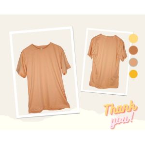 สีใหม่!!!เสื้อยืดแขนสั้นคอกลม เสื้อเด็ก สีกะปิ - ม่วงอ่อน Vintage สีพาสเทล สินค้าพร้อมส่งมีเก็บปลายทาง