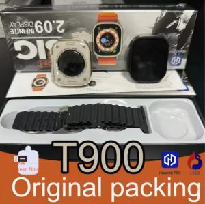 Hi Watch Pro T900 Ultra Smart Watch Men 49mm 2.09 inch AMOLED Screen Waterproof  Sports Mode Heart Rate Sleep Quality Monitoring Calorie Counting