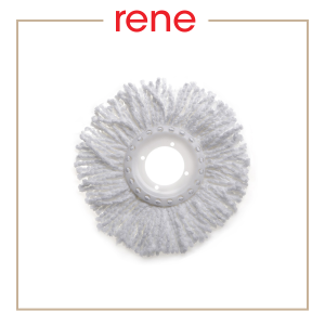 Rene Ollie High Quality Spin Mop Set | 180° Rotation | Oil and Hair Absorbent |  180° Rotation | Microfiber Mop