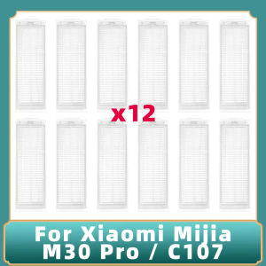 Compatible For Xiaomi Mijia M30 Pro / C107 Robot Vacuum Cleaner Main Brush Mop Cloth Rag Heap Filter Dust Bag Accessories Parts