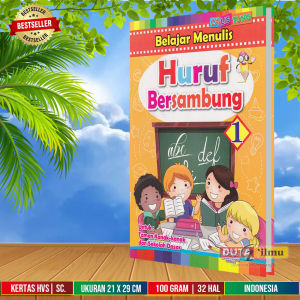 Calistung BELAJAR MENULIS HURUF TEGAK BERSAMBUNG Untuk TK & SD | Cahaya Agency