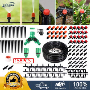 40M/158Pcs Set DIY Garden Micro Drip Irrigation System Automatic Plants Flower Watering Sprinker KiT