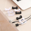 Giá Đỡ Dán Tường Quấn Dây Điện Gọn Gàng Bằng Silicon - Móc Dán Tường Kẹp Giữ Dây Điện, Phích Cắm Điện/ Nút Cố Định Dây Điện Chống Rối Tiện Lợi. 