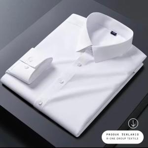 R-ONE REGULER Kemeja polos besic formal alisan / kemeja pria slimfit lengan panjang / baju atasan pria dewasa / kemja kantor pria jumdo termurah Kemeja Pria R-ONE Jumbo Lengan Panjang Motif Polos Warna Cerah Ukuran XS-6XL
