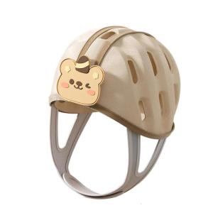 Childrens Cartoon Anti-Collision Hat Baby Anti Fall Hat Head Protective Helmets for Learning to Walk Toddler Boys Girl