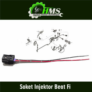 SOKET INJEKTOR BEAT FI - SOCKET LAWAN INJEKCTOR MATIC HONDA BEAT POP / ESP / FI 2017 - 2020